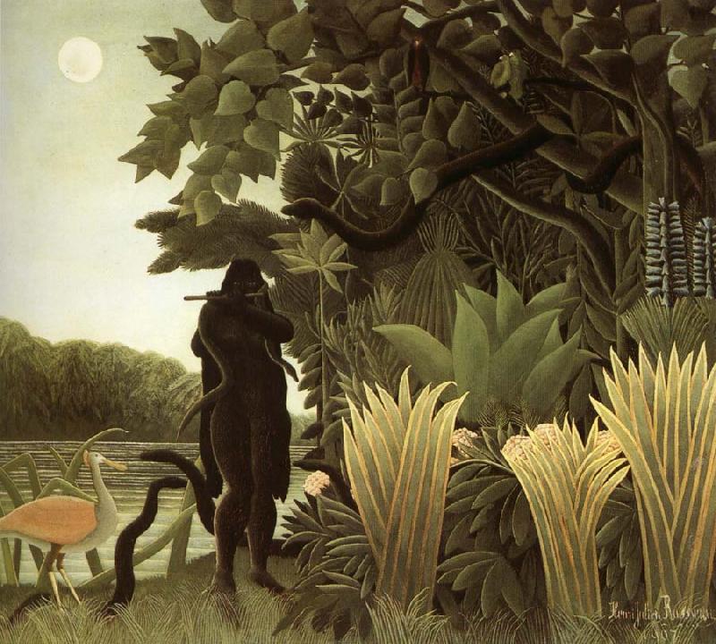 Henri Rousseau The slangenbezweerder oil painting image